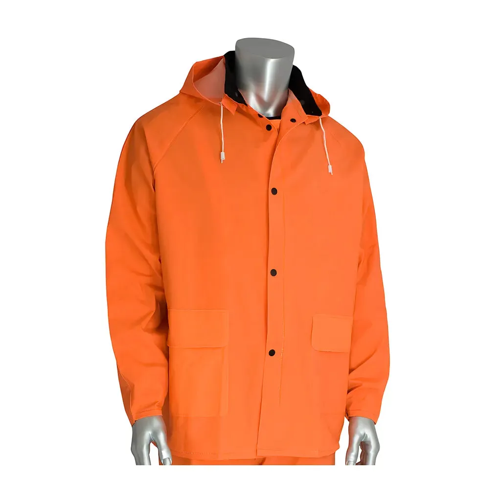 Falcon 201-360X3 Premium Hi-Vis Three-Piece Rainsuit - 0.35mm