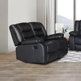 Fantasy Recliner Pu Leather 2R Black