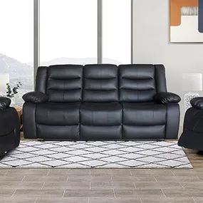 Fantasy Recliner Pu Leather 3R Black