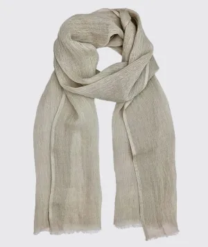 Flax Gauze Linen Scarf