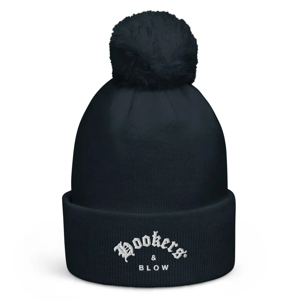 HOOKERS & BLOW  POM POM BEANIE