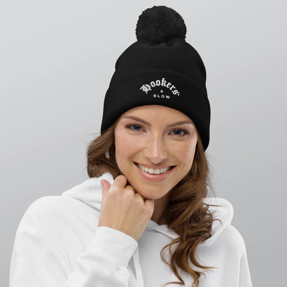 HOOKERS & BLOW  POM POM BEANIE