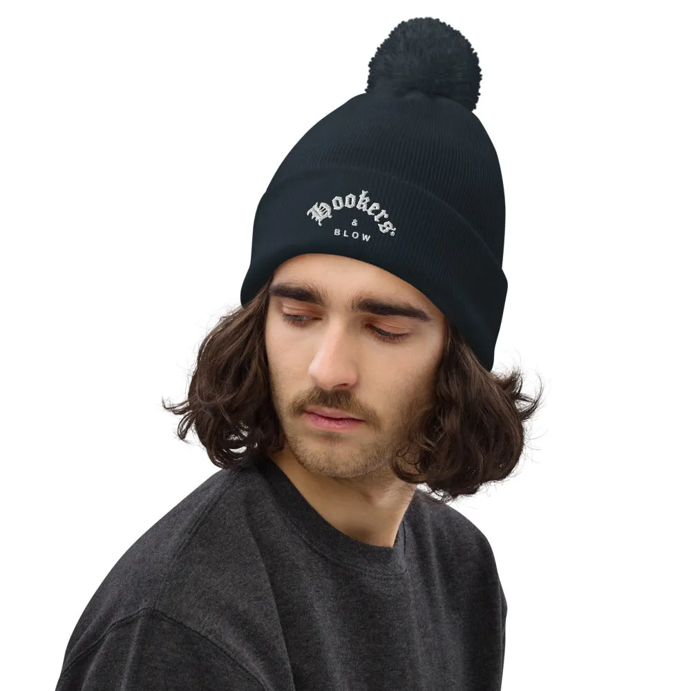 HOOKERS & BLOW  POM POM BEANIE