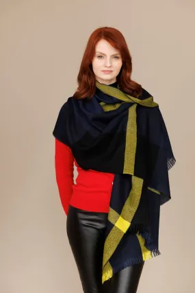 Inishbiggle 100% Virgin Wool Extra Fine Merino Wool Unisex Scarf