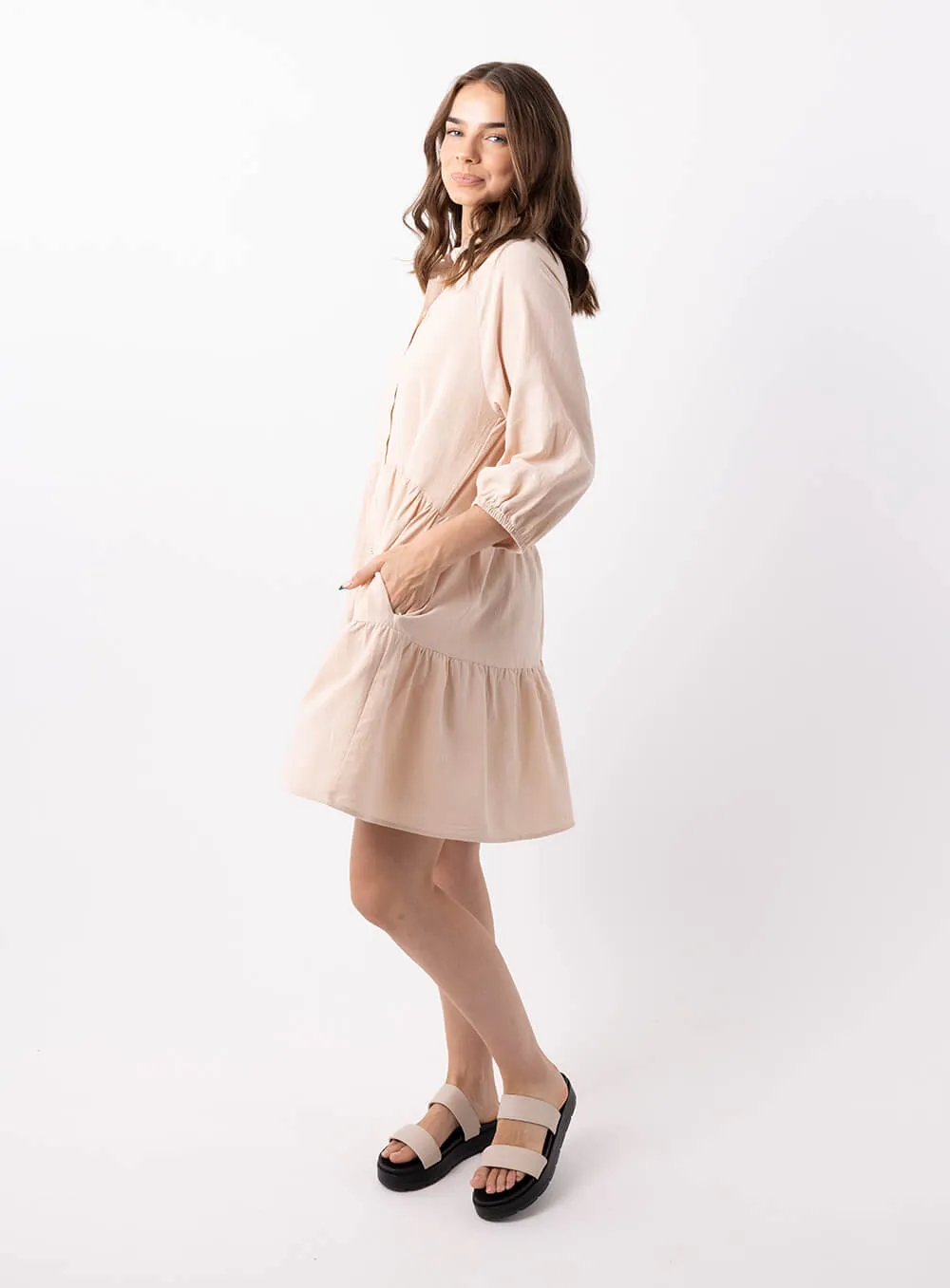 Jasmine Dress-BEIGE