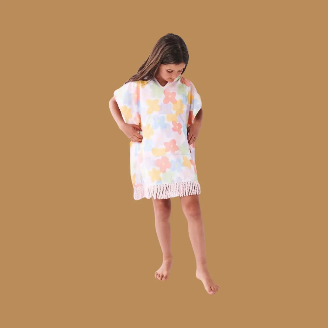 Kip & Co Paper Daisy Kids' Terry Poncho