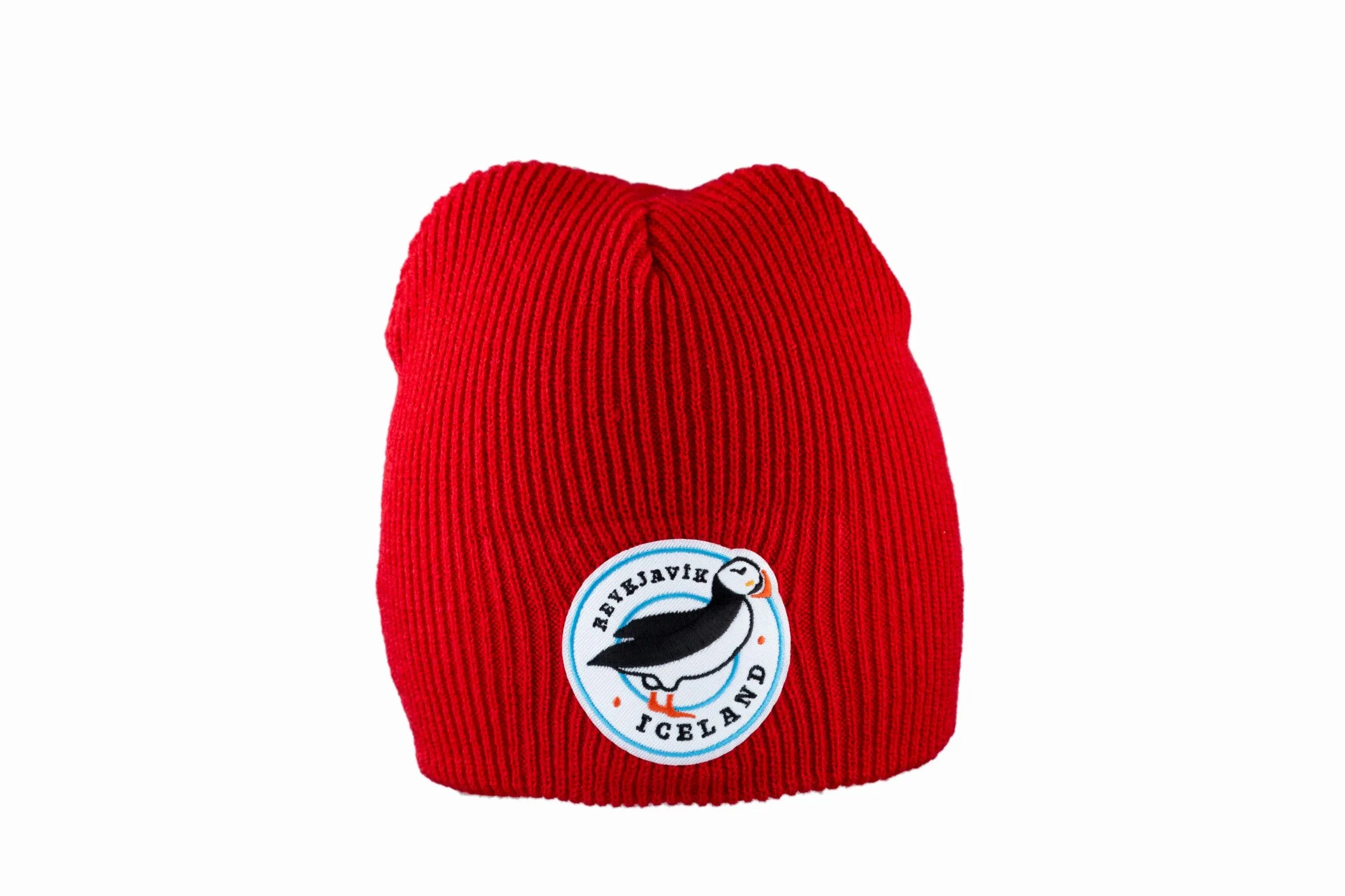 Knitted Beanie - Puffin