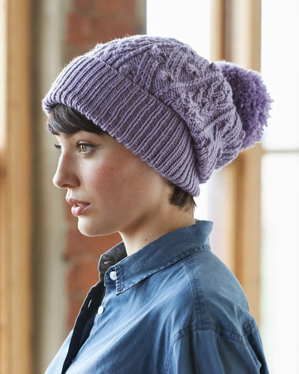 Knitting Pattern Slouchy Beanie