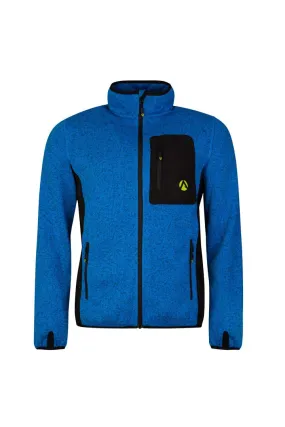 Kudu Plus Melange Zip Sweater Blue