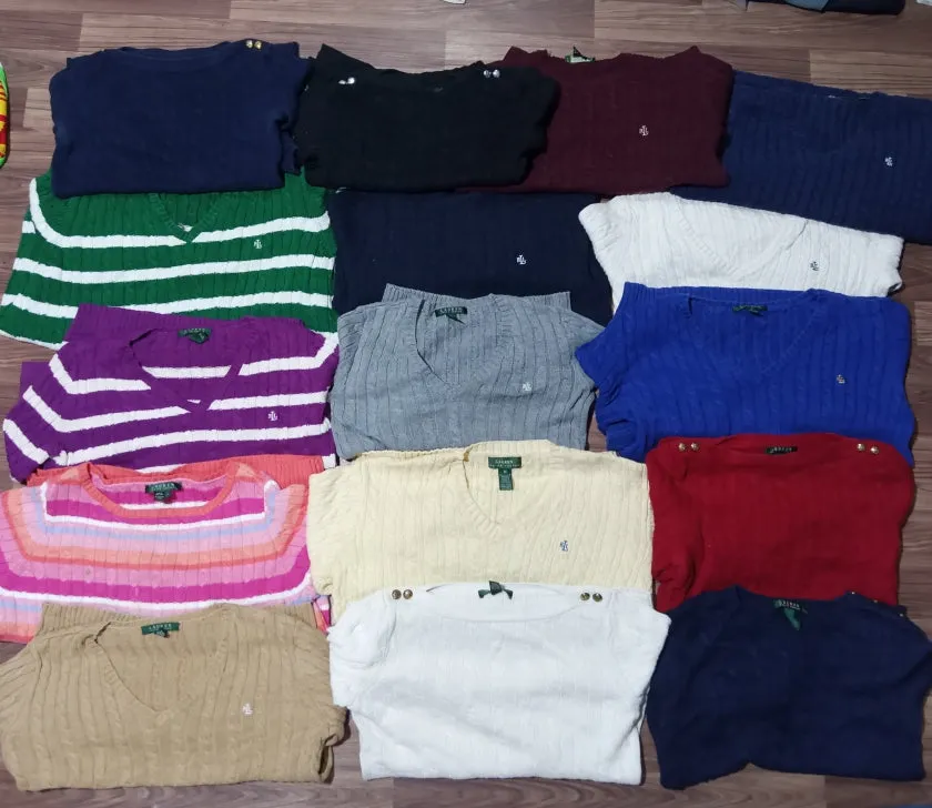 Lauren cable sweater 16 pieces