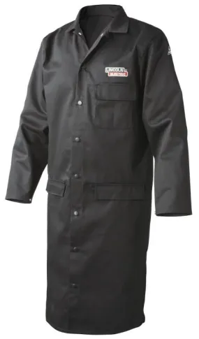 Lincoln K3112 Black Welding Lab Coat (Medium to XL)