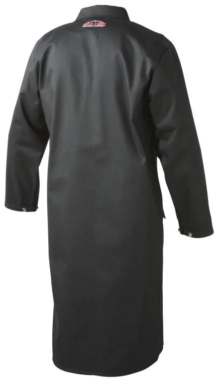 Lincoln K3112 Black Welding Lab Coat (Medium to XL)