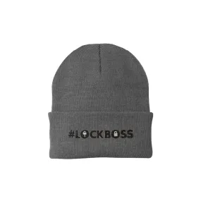 #Lockboss Icon Beanie - Grey