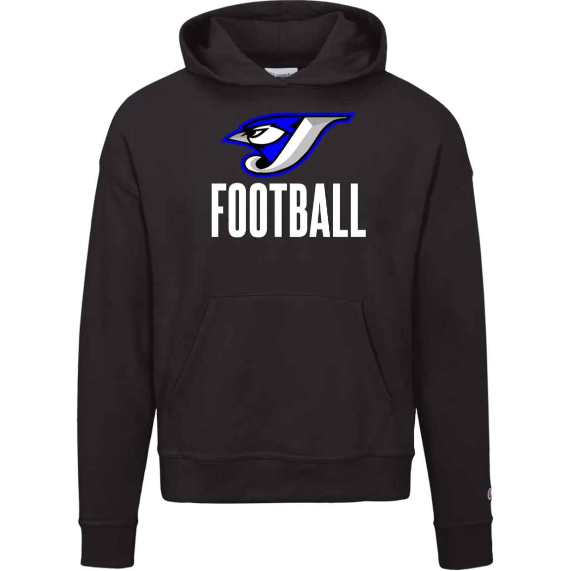 Logo Football S760 Champion Womens Powerblend Hoodie