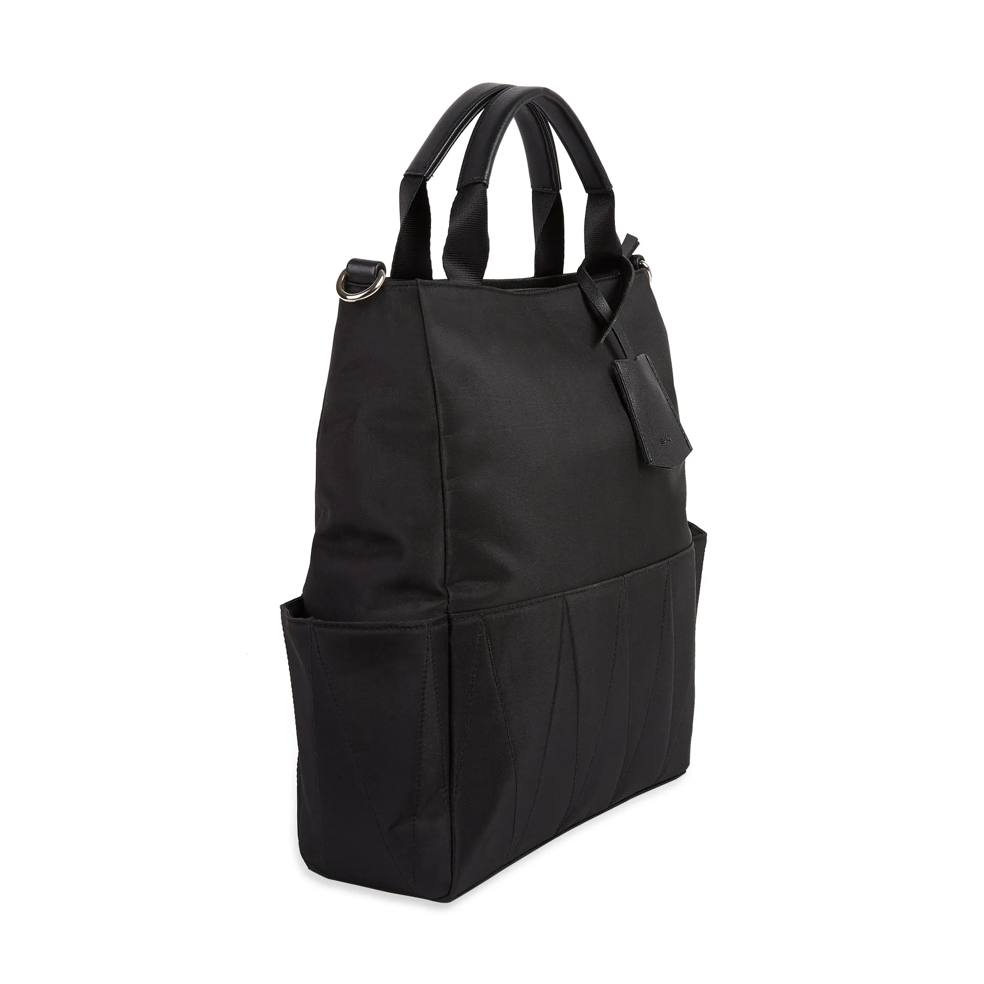 LONDON NYLON LAPTOP BAG BLACK