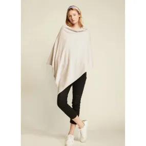 Look by M Basic Triangle Poncho Cream (Women's)