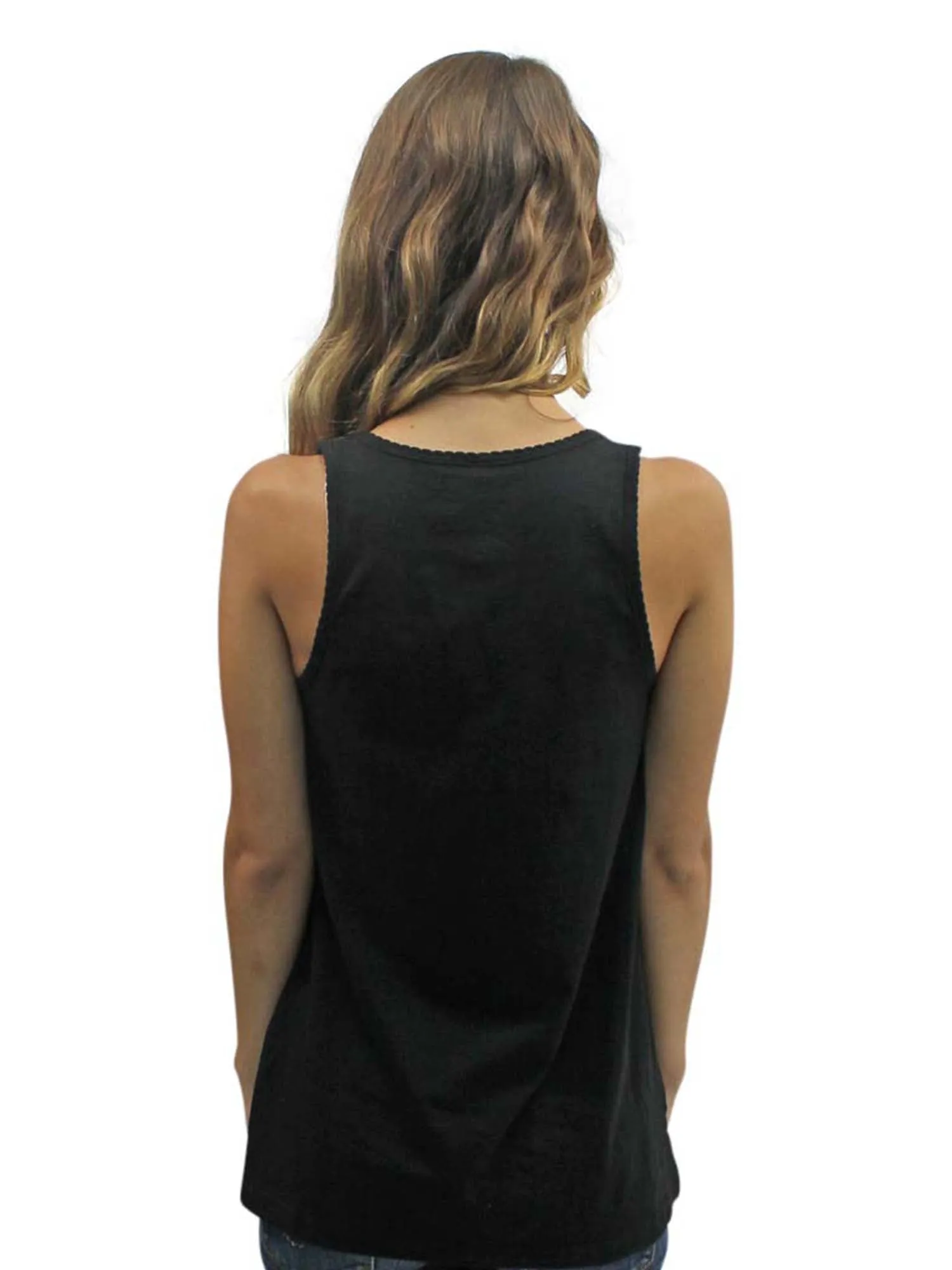 Loose Fit Jersey Cotton Tank Top