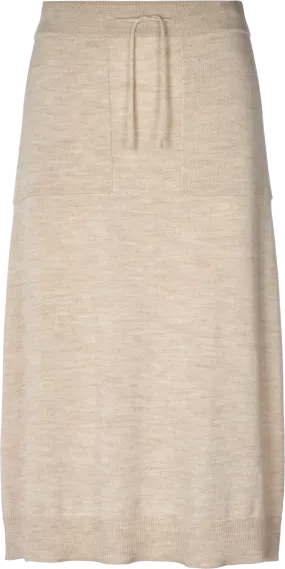 Lucia Merino Skirt - Nougat Melange