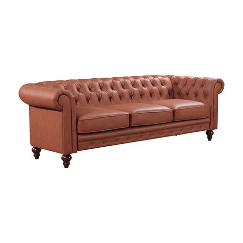 Madeline 3 Seater Brown