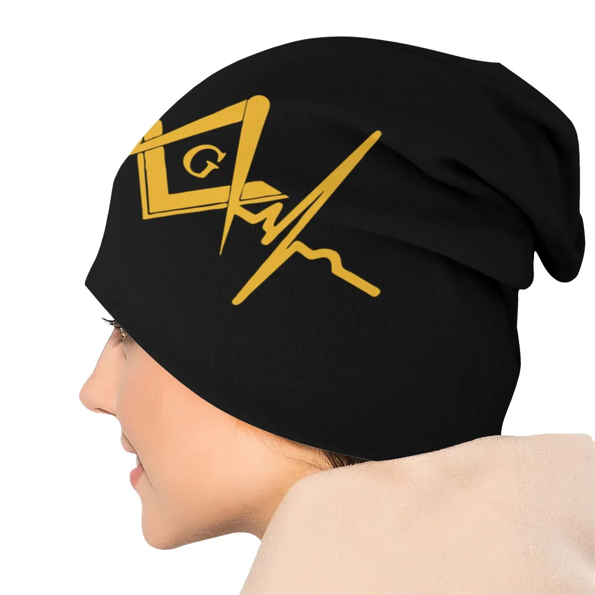 Master Mason Blue Lodge Beanie - Vintage Thermal Elastic Bonnet