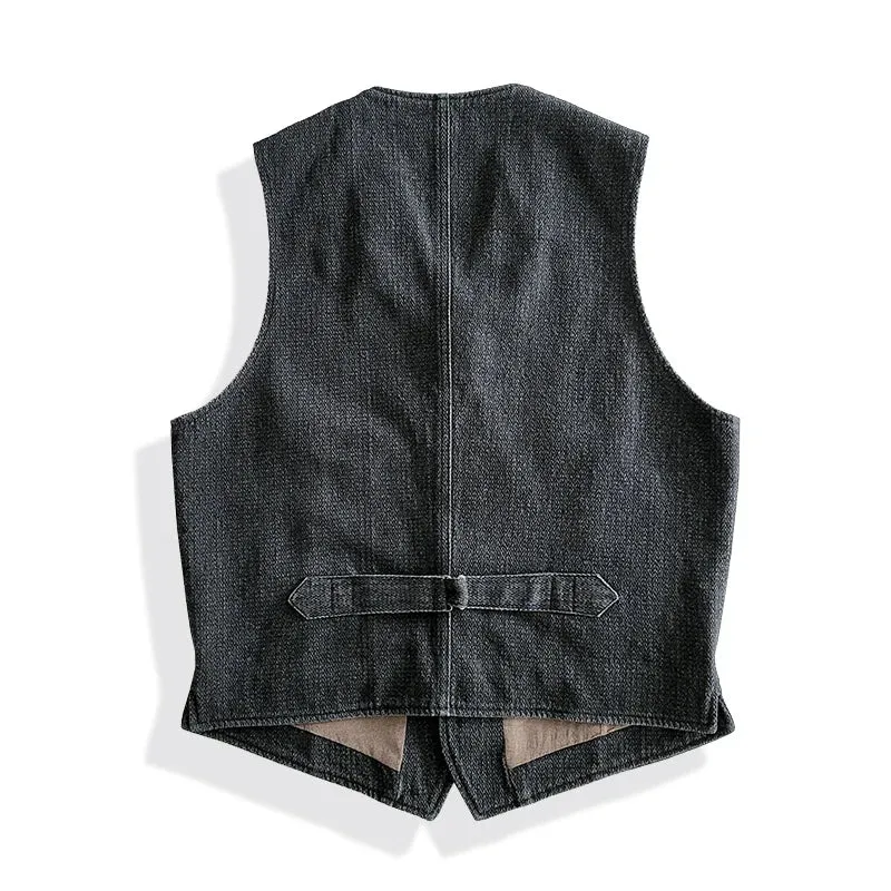 Men's Blazer Vest with Shawl Collar - Classic Gentlemen Elegant Style