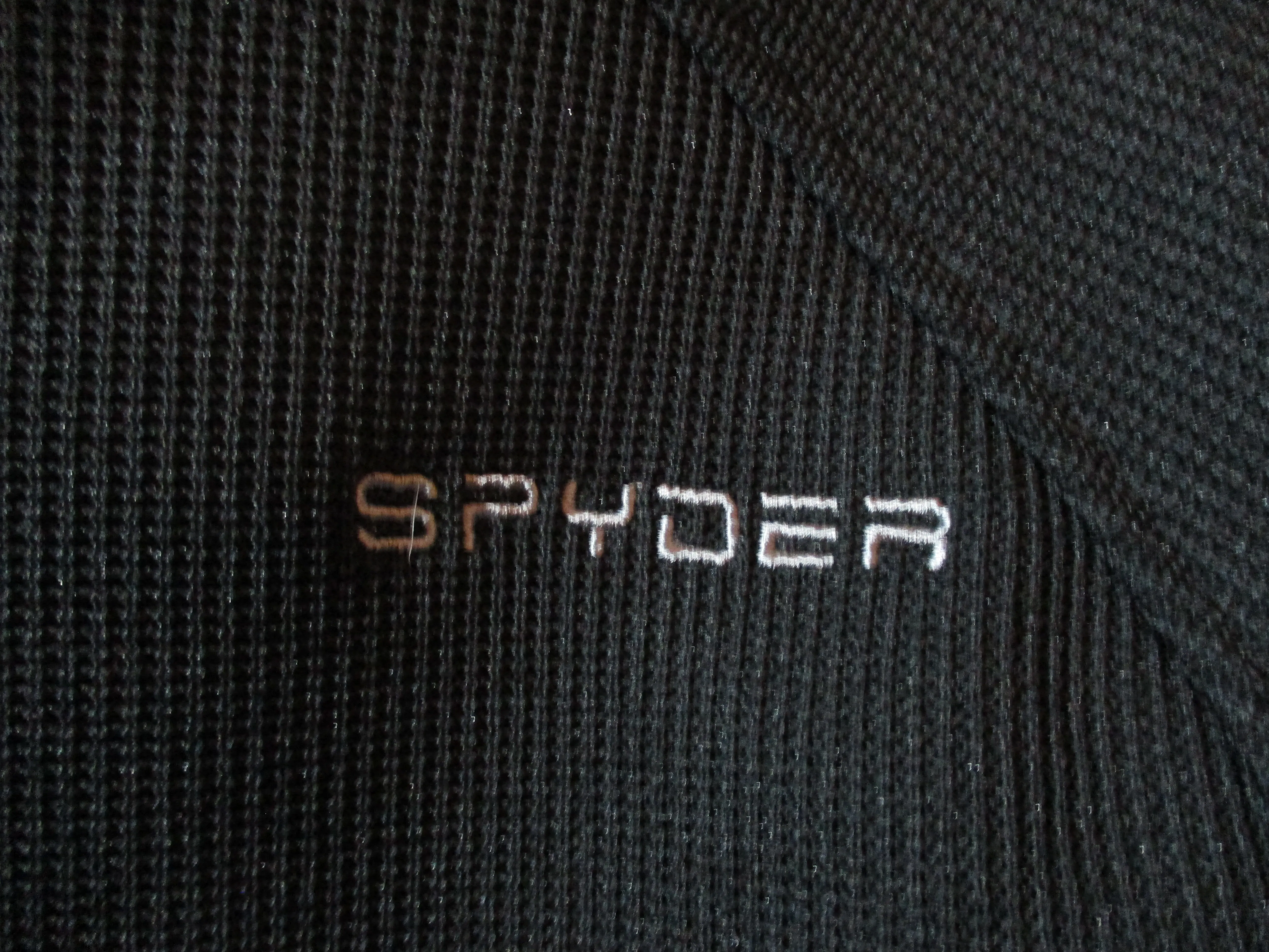 Mens  SPYDER Ski Snowboard Winter Thermal Top Sweater Pullover BLACK M Turtleneck