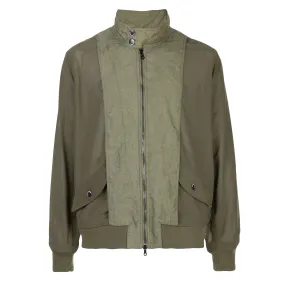 MESHED-UP BOMBER ARMY GREEN