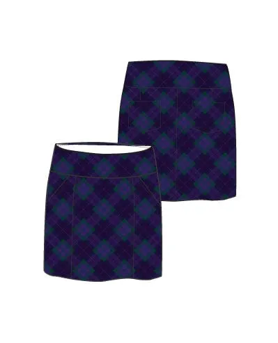 Monarch Beach Golf Skort - DARK WATCH PLAID