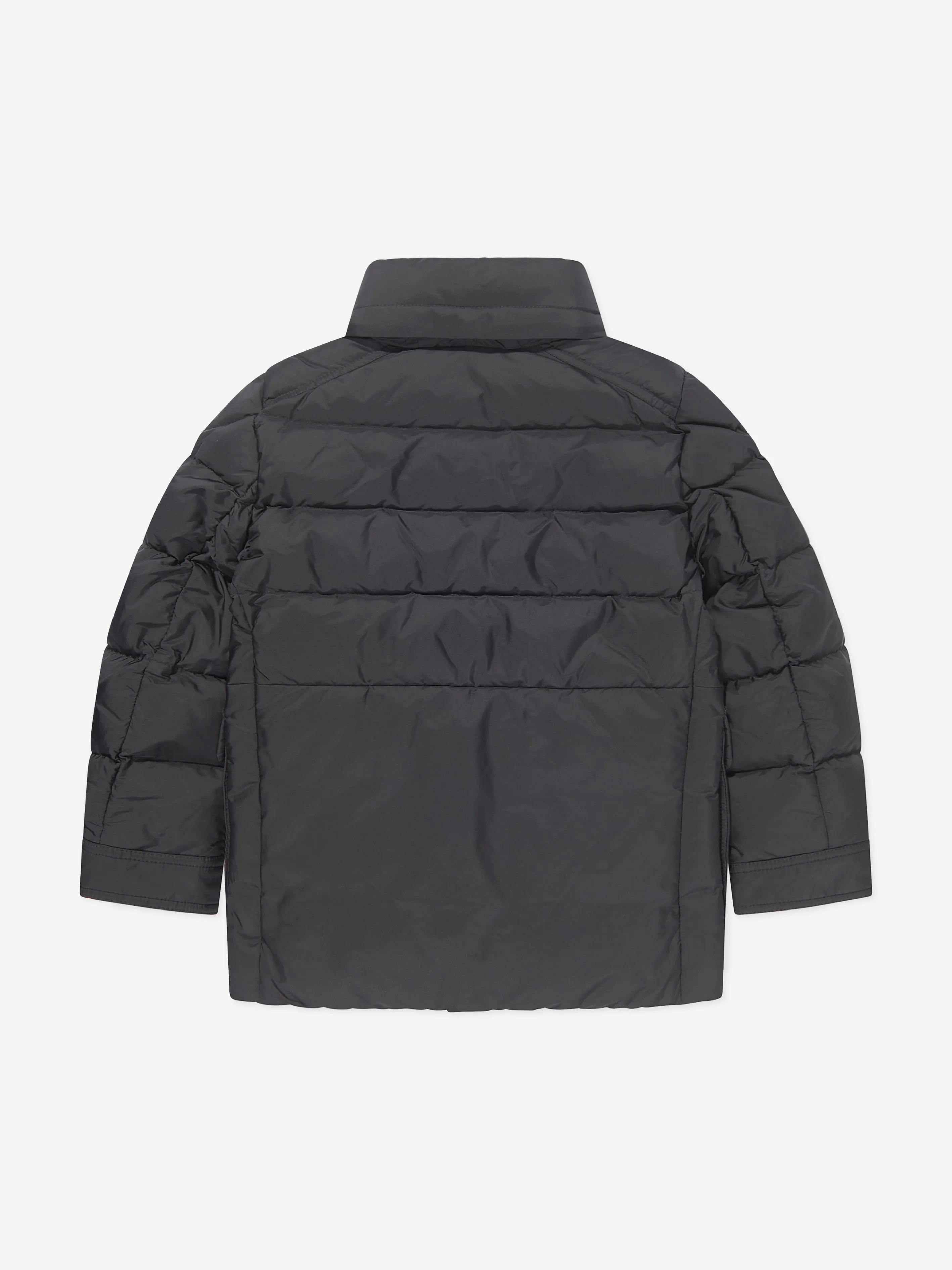 Moncler Enfant Boys Down Padded Klopas Short Parka in Black