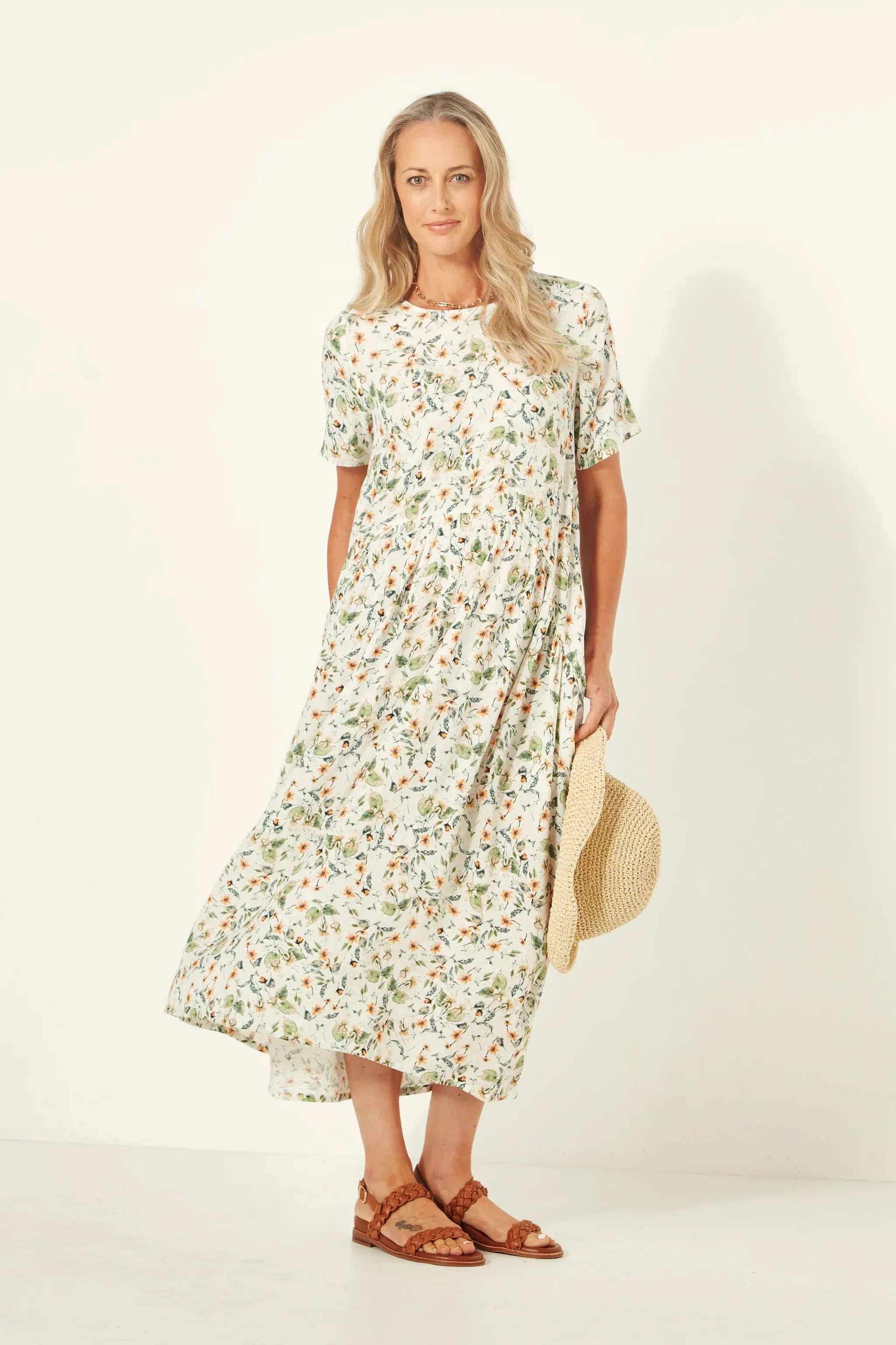 Monroe Dress - Botanical Print