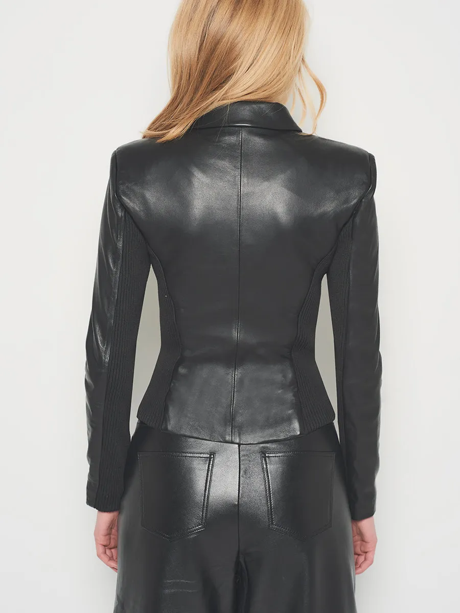 MRS. SMITH UPCYCLED LEATHER JACKET