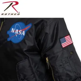 NASA MA-1 Flight Jacket - Black