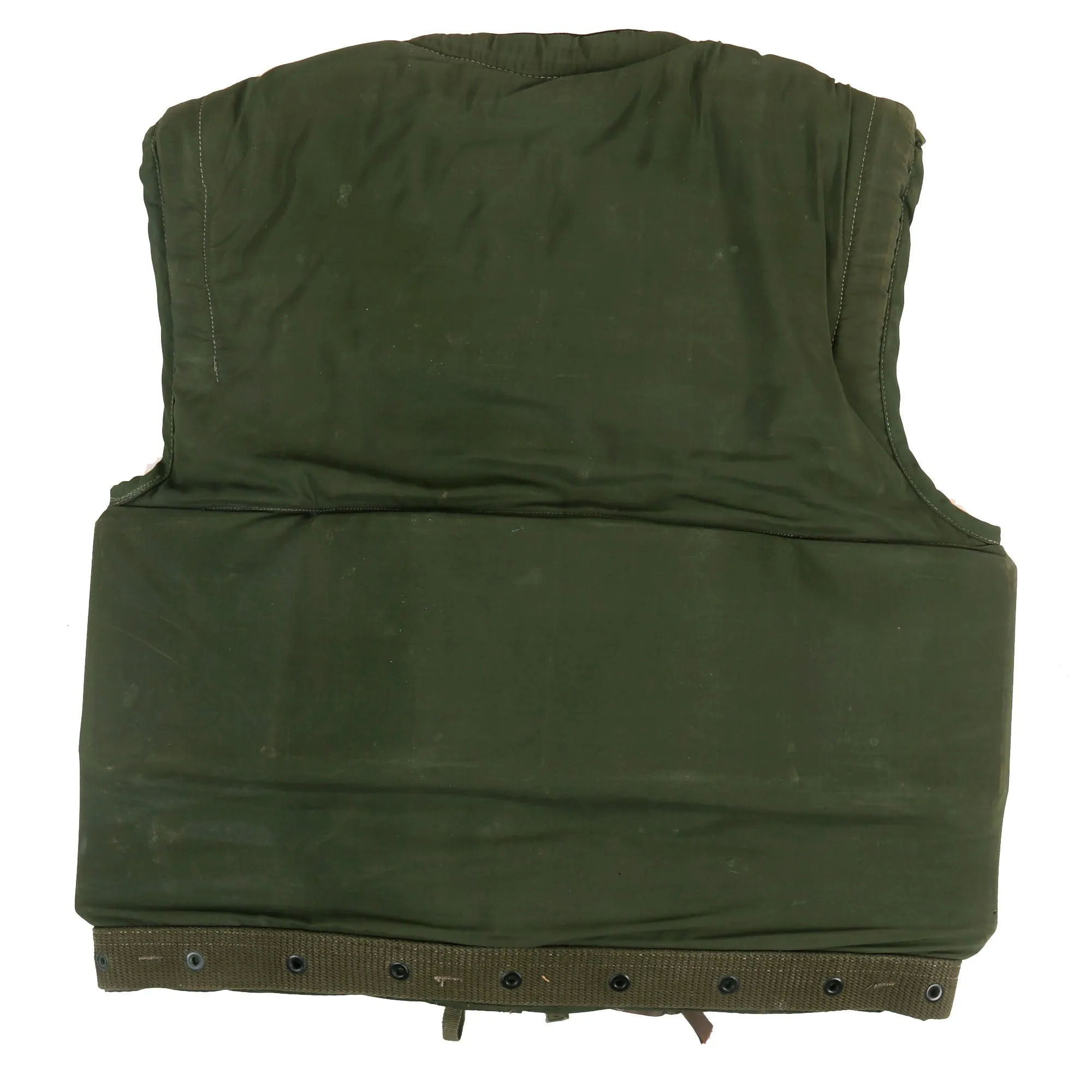 Original U.S. Korean War to Cold War Era US Marine Corps M-1952 Flak Jacket With Protective Plates - In service From 1952-1980 