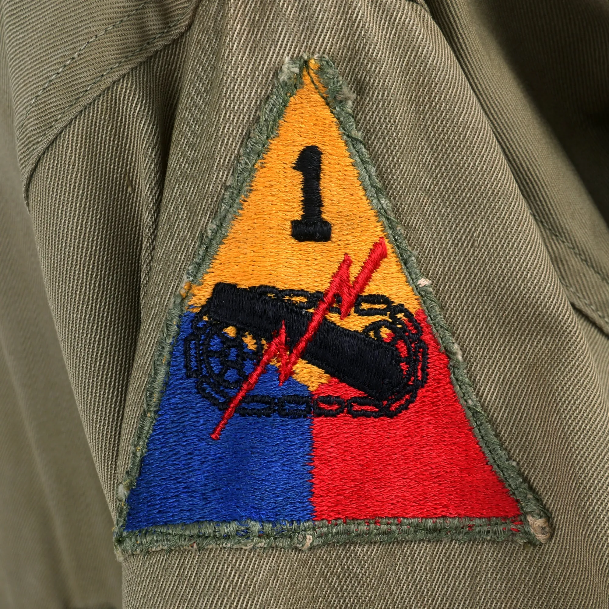 Original U.S. WWII Winter Combat “Tanker” Jacket Attributed To Captain James L. Shelby, Commanding Officer, HQ Company, 757th Tank Battalion - 1st Armored Division