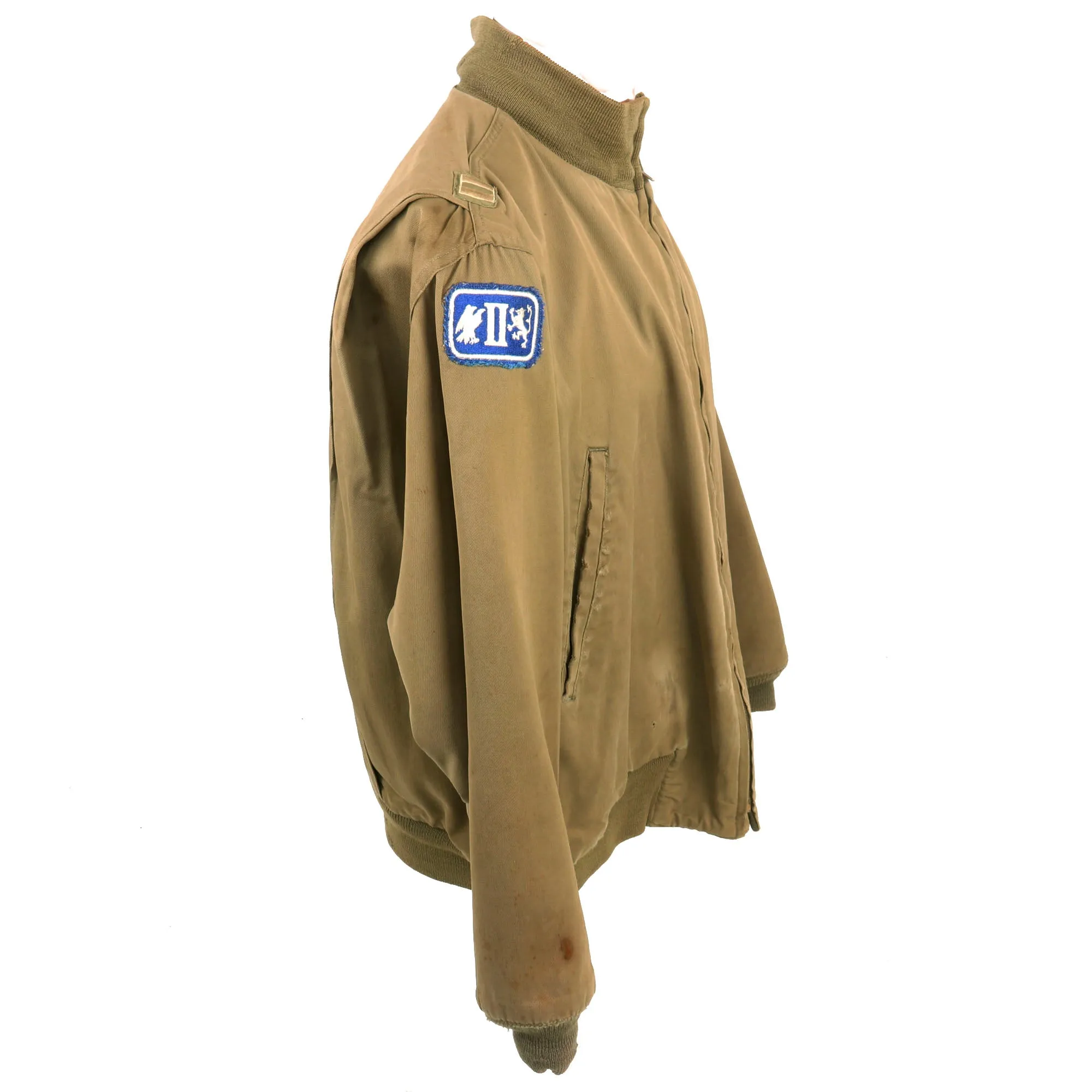 Original U.S. WWII Winter Combat “Tanker” Jacket Attributed To Captain James L. Shelby, Commanding Officer, HQ Company, 757th Tank Battalion - 1st Armored Division