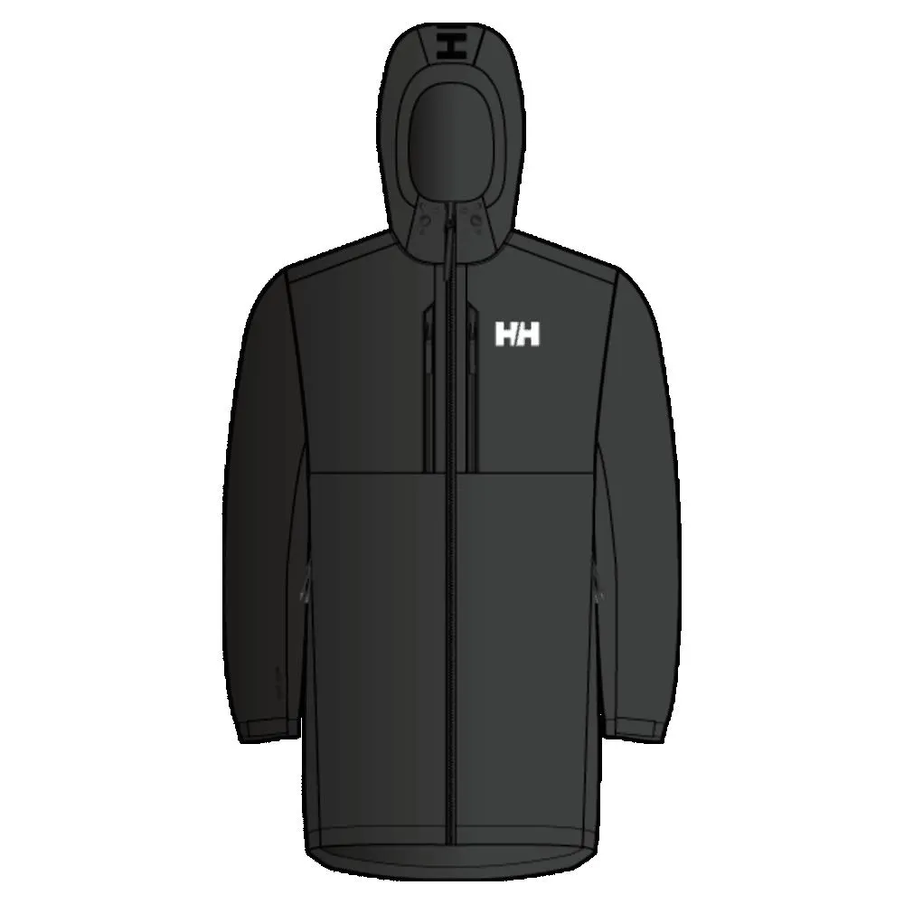 Parka Park Ins Rain Extérieur Tech - Noir - Homme