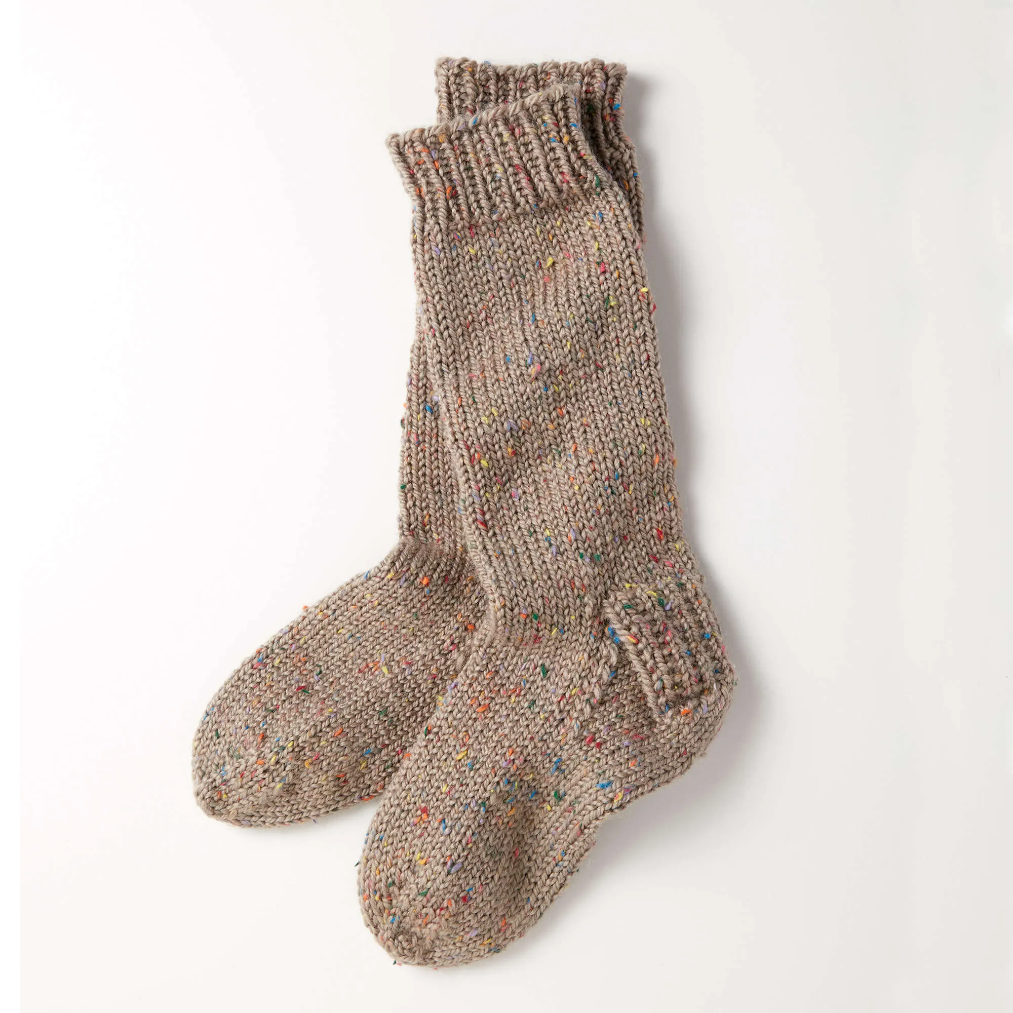 Patons Knit Slouchy Socks