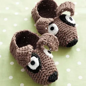 Phentex Knit Puppy Slippers