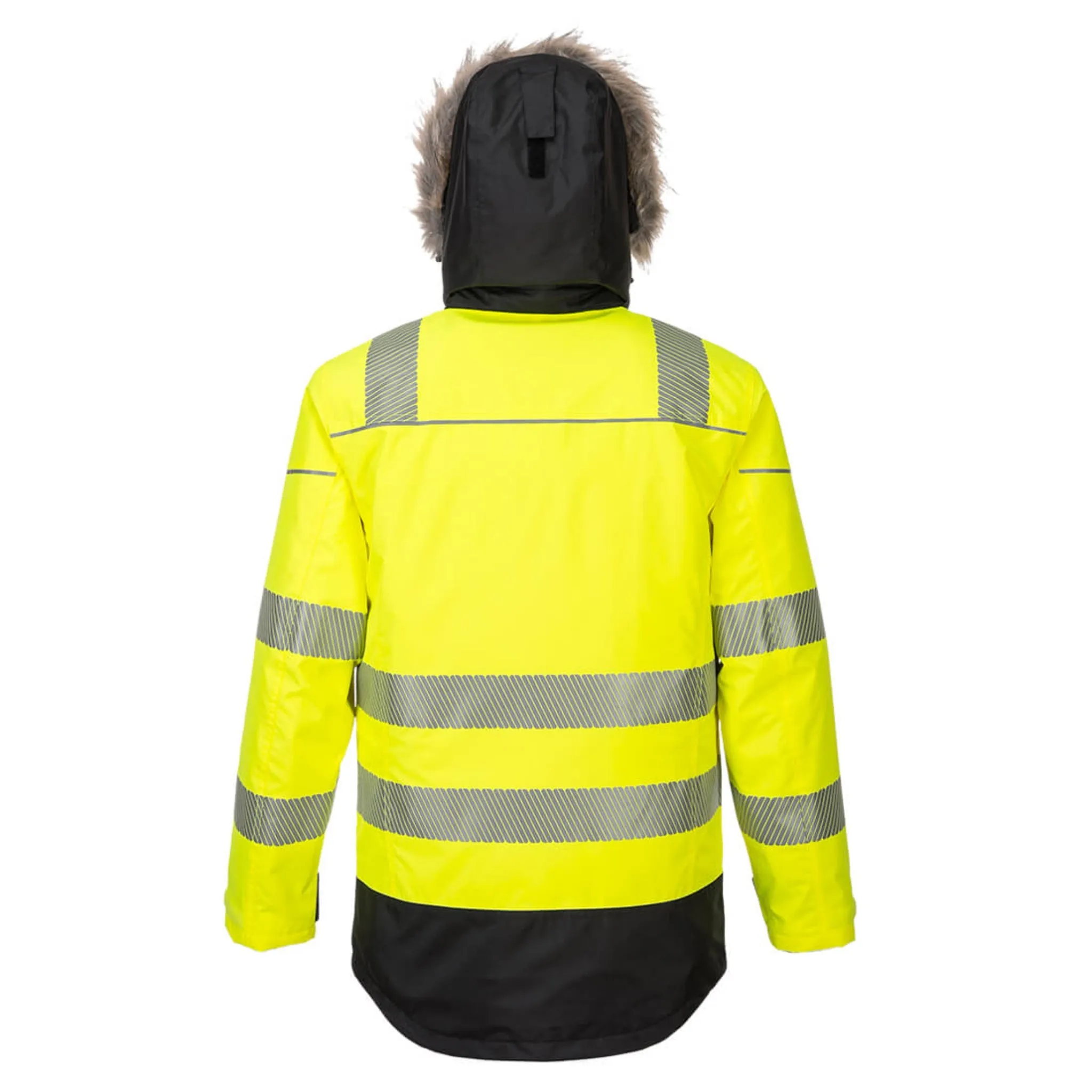 PORTWEST® PW3 Hi-Vis Winter Parka Jacket - ANSI Class 3 - PW369