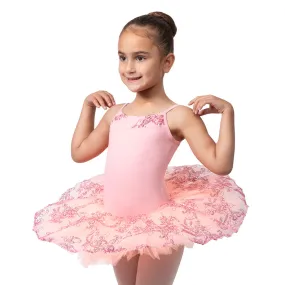 R0820G - Bloch 'Perlaida' Sequin Overlay Girls Tutu Dress