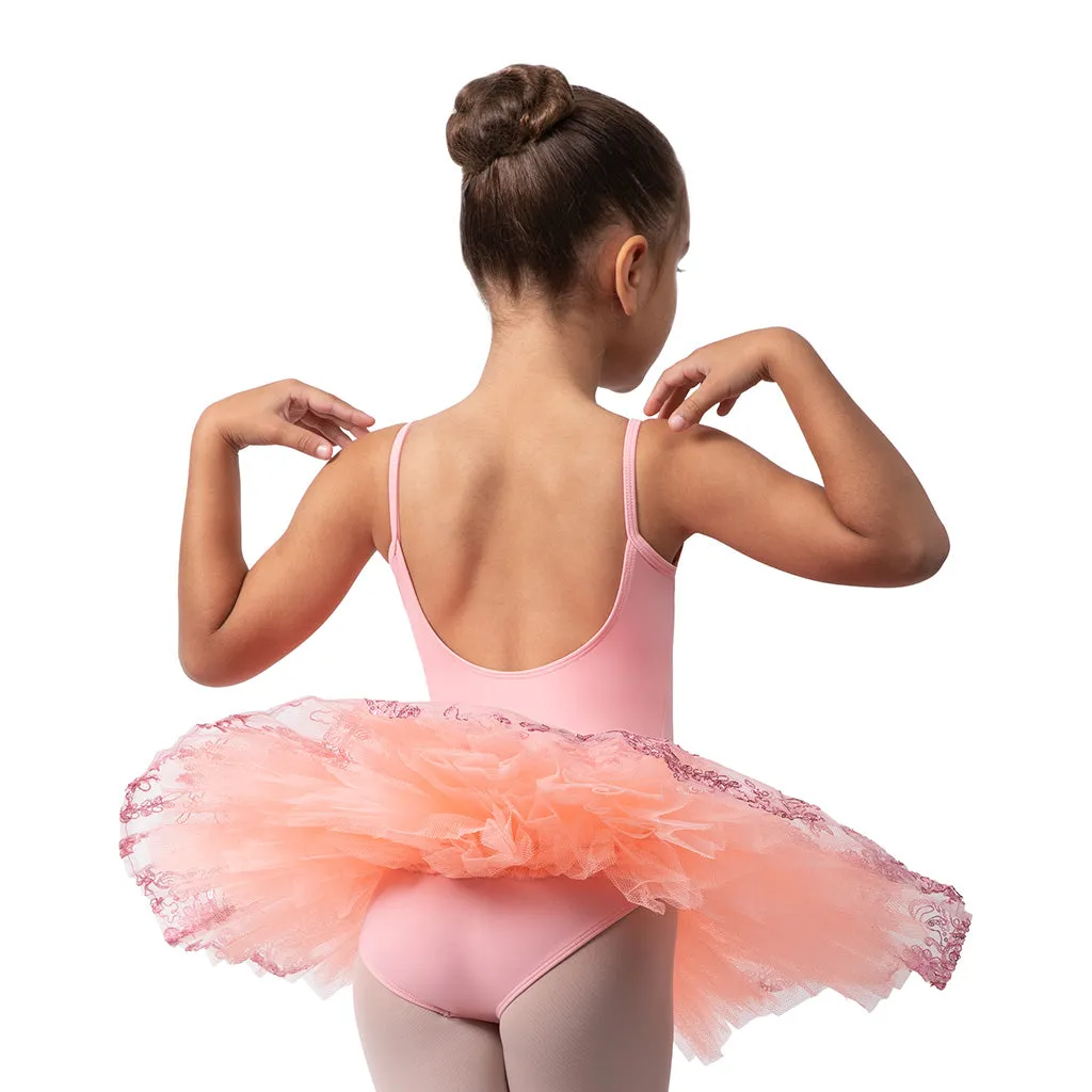 R0820G - Bloch 'Perlaida' Sequin Overlay Girls Tutu Dress