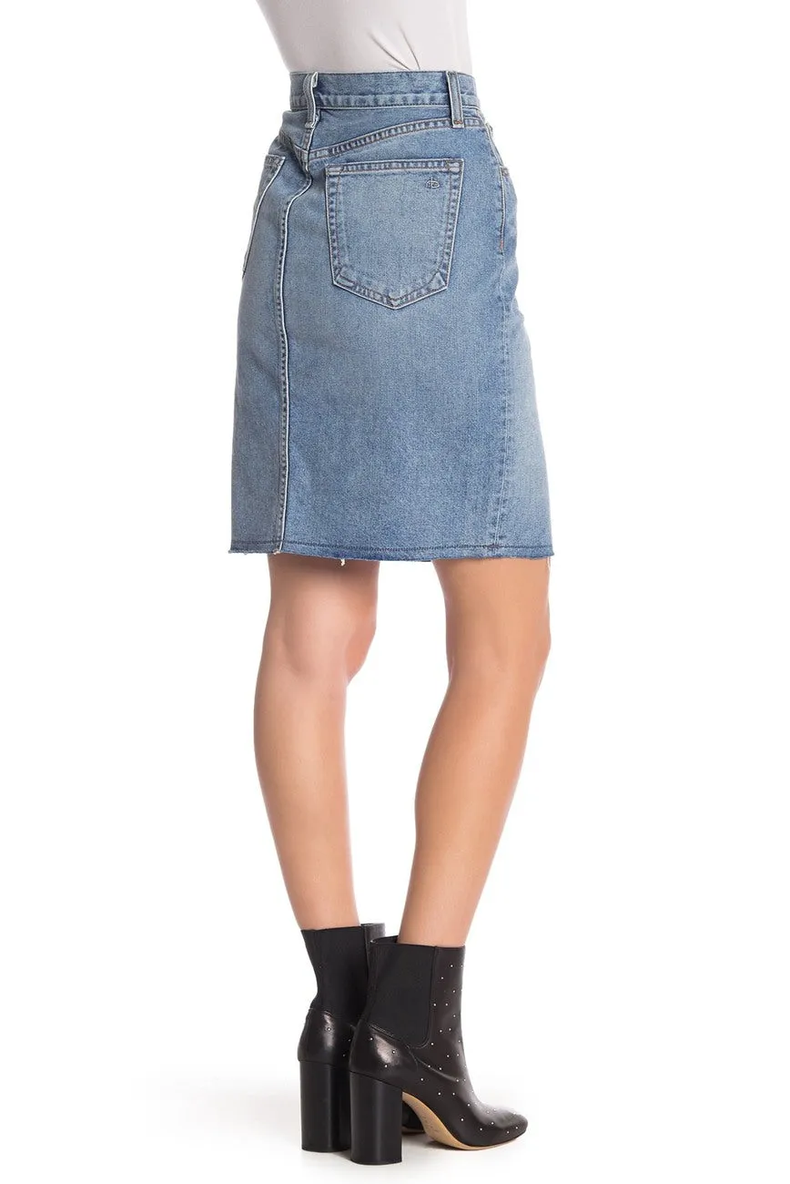 Rag & Bone - Suji Denim Skirt in Lexi