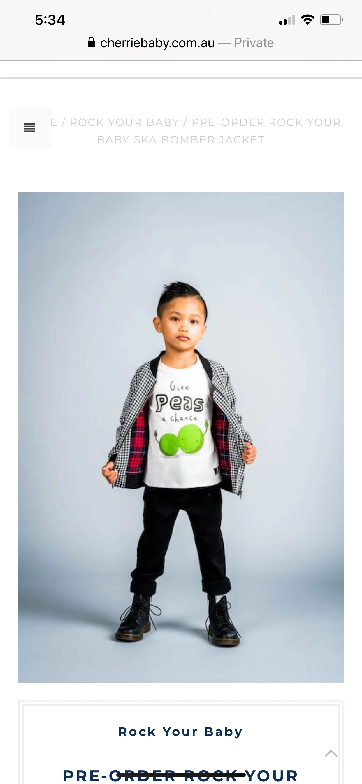 Rock Your Baby - SKA Bomber Jacket