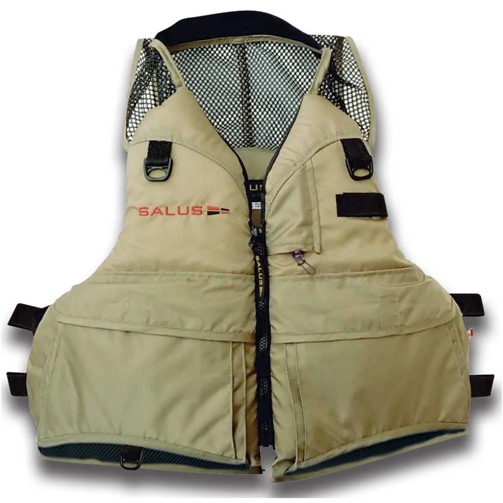 Salus Angler Fishing Vest - Tan