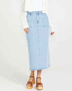 Sass Isella Denim Skirt - 92 Sandwash