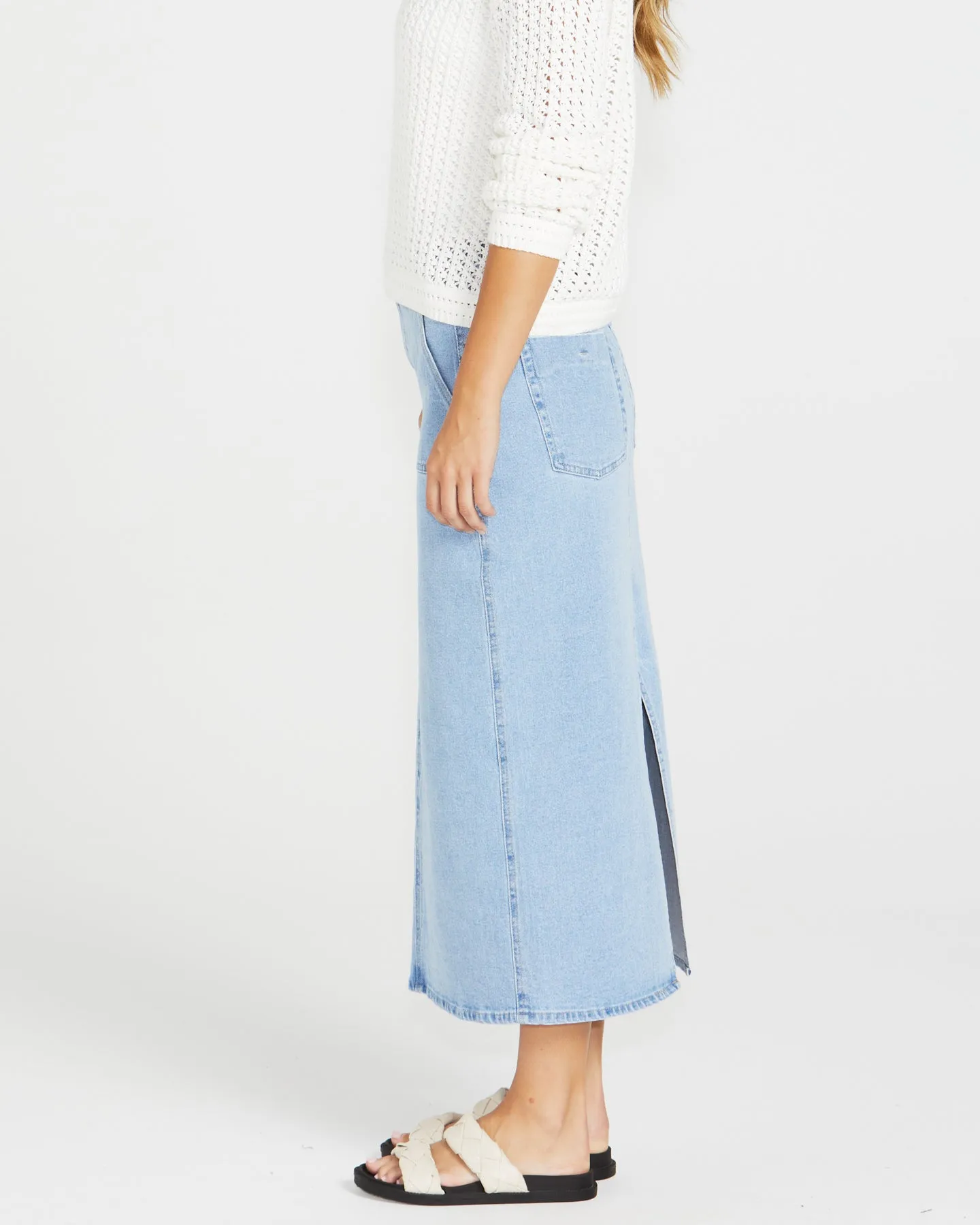 Sass Isella Denim Skirt - 92 Sandwash