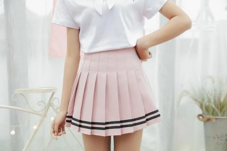 Striped Tennis Skirt