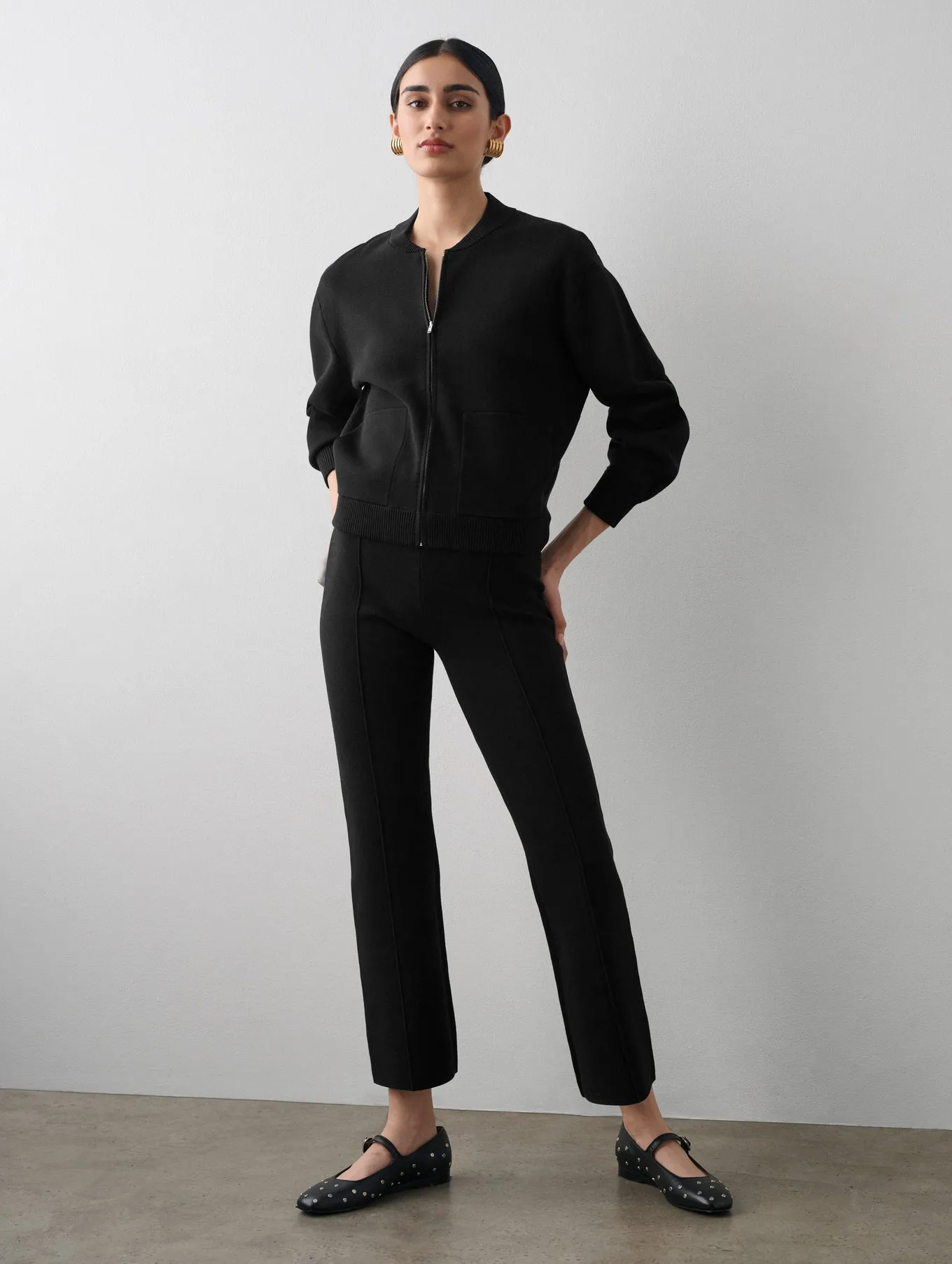 SUPERFINE ORGANIC COTTON KICK FLARE PANT