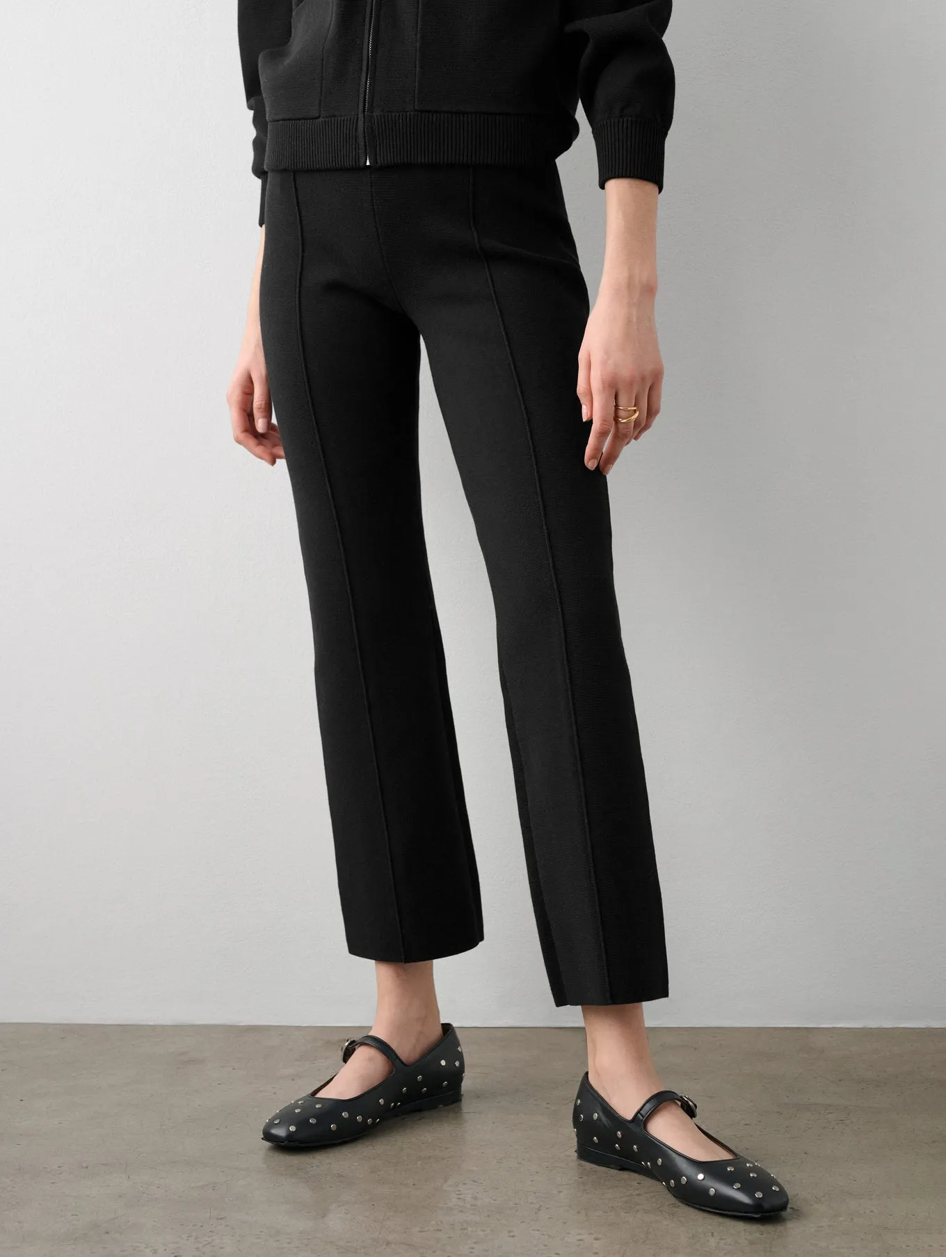 SUPERFINE ORGANIC COTTON KICK FLARE PANT