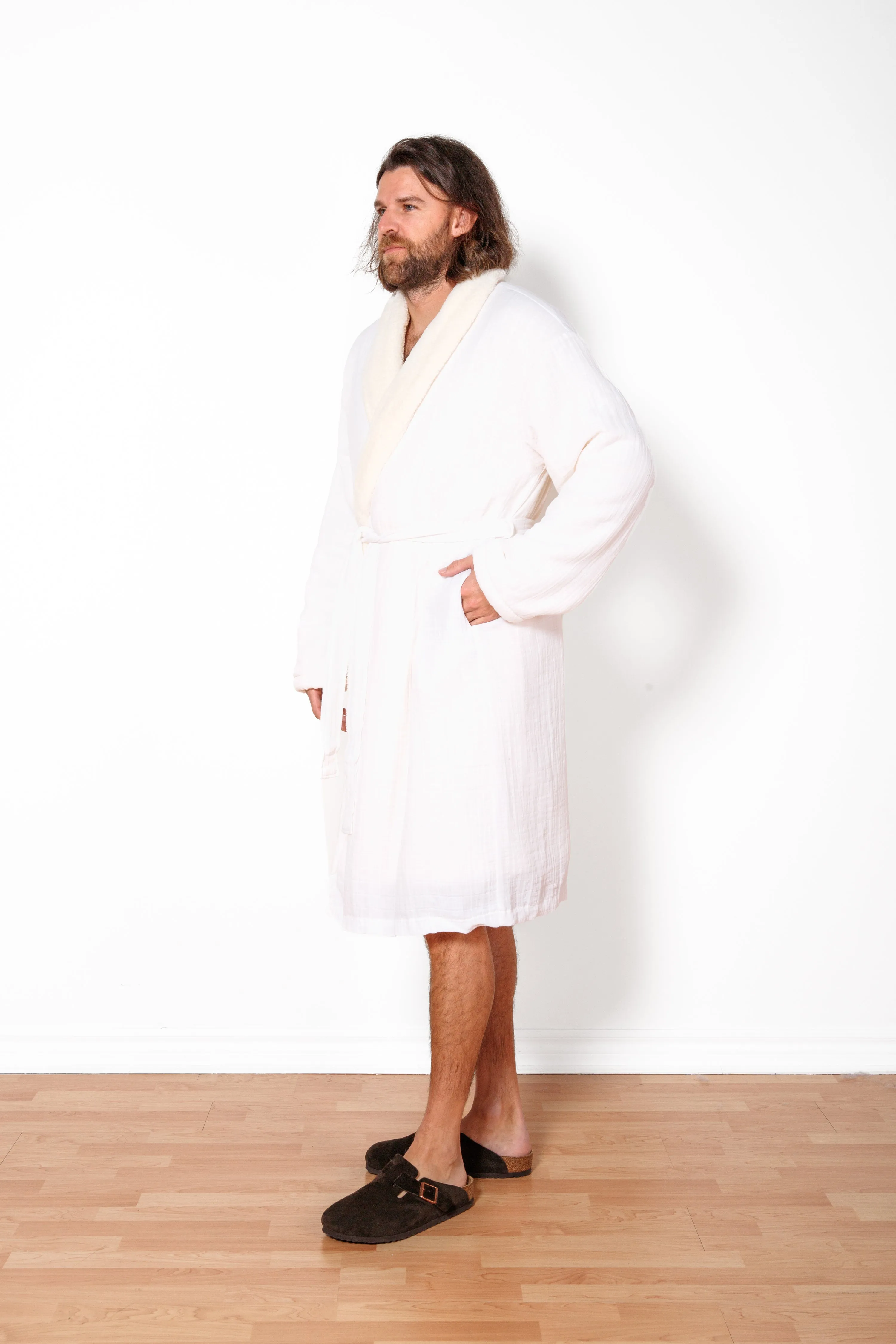 THE BOREAL | Unisex Fleece-lined Robe